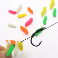 Rigtrip Carp Baits Pop Up Imitation Fluro Maggot 120 Adet Sazan Fluro Kurtçuk