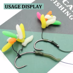 Rigtrip Carp Baits Pop Up Imitation Fluro Maggot 120 Adet Sazan Fluro Kurtçuk