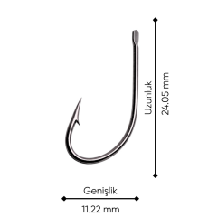 Olta İğnesi  Fishack 505 No 1 (50'li Paket)