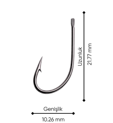 Olta İğnesi - Fishack 505 - No 2 (50'li Paket)