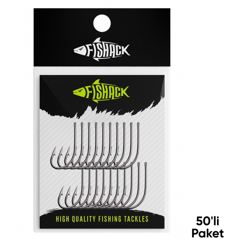Olta İğnesi - Fishack 505 - No 2 (50'li Paket)