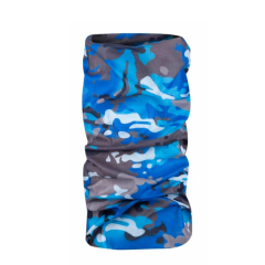 VAV BUFFO01 Boyunluk, Bileklik Bandana Mavi - Gri