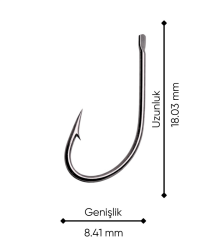 Olta İğnesi - Fishack 505 - No 4 (50'li Paket)