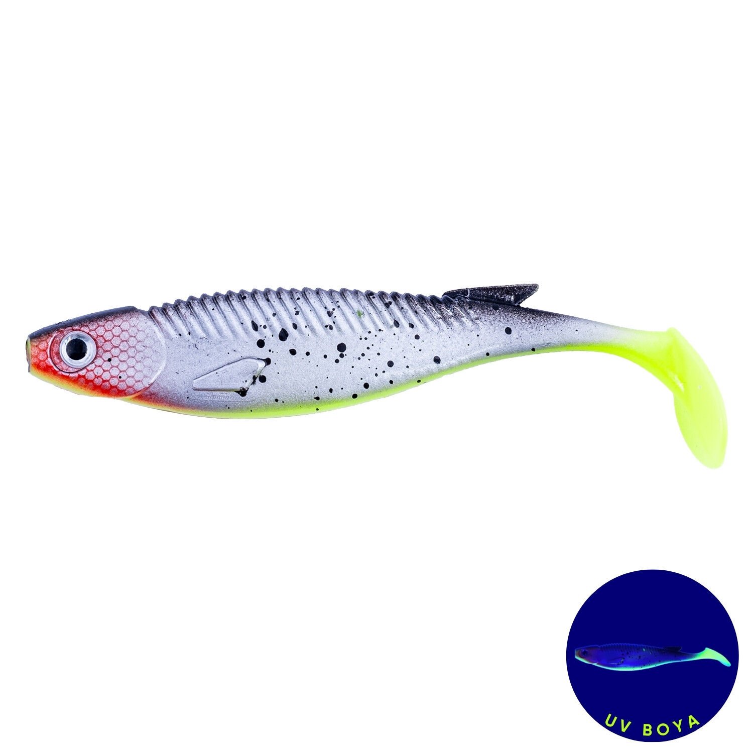 Fishack PredatorX UV Boyalı Blade Silikon Balık 10g 100mm