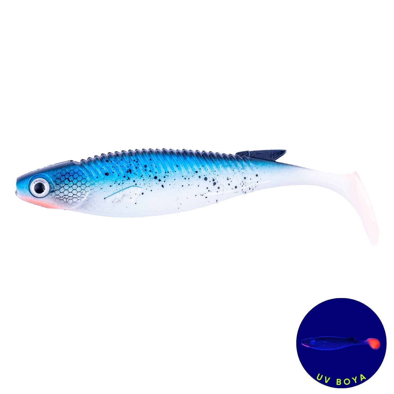 Fishack PredatorX  UV Boyalı Aqua Silikon Balık 10g 100mm