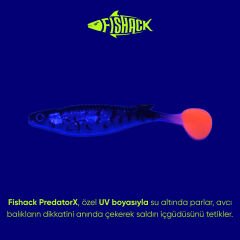 Fishack PredatorX  UV Boyalı Venom Silikon Balık 10g 100mm