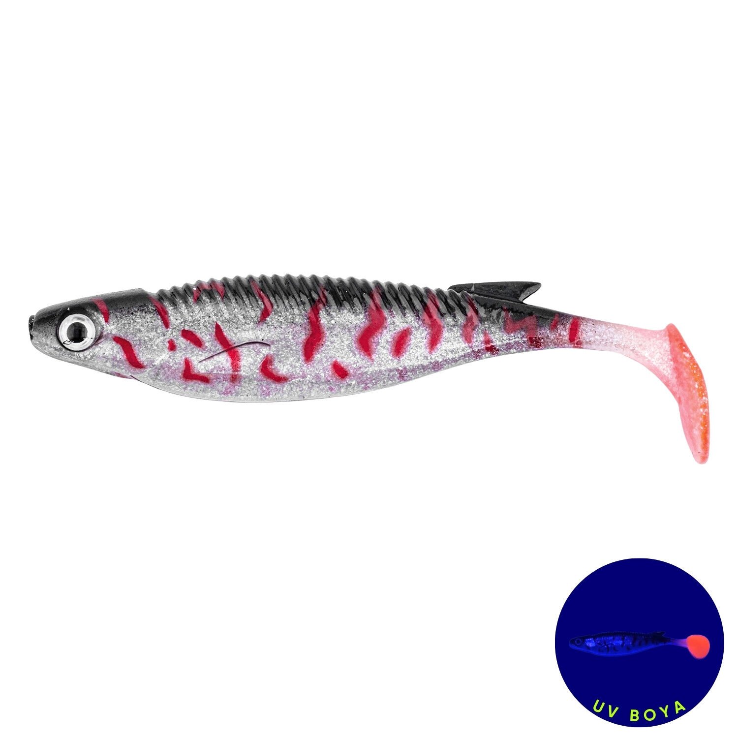 Fishack PredatorX  UV Boyalı Venom Silikon Balık 10g 100mm