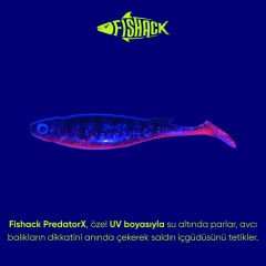 Fishack PredatorX  UV Boyalı  Strike Silikon Balık 10g 100mm