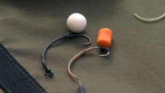 Fox Camo Green Brown Withy  No 6-2 Curve Shank Adaptor