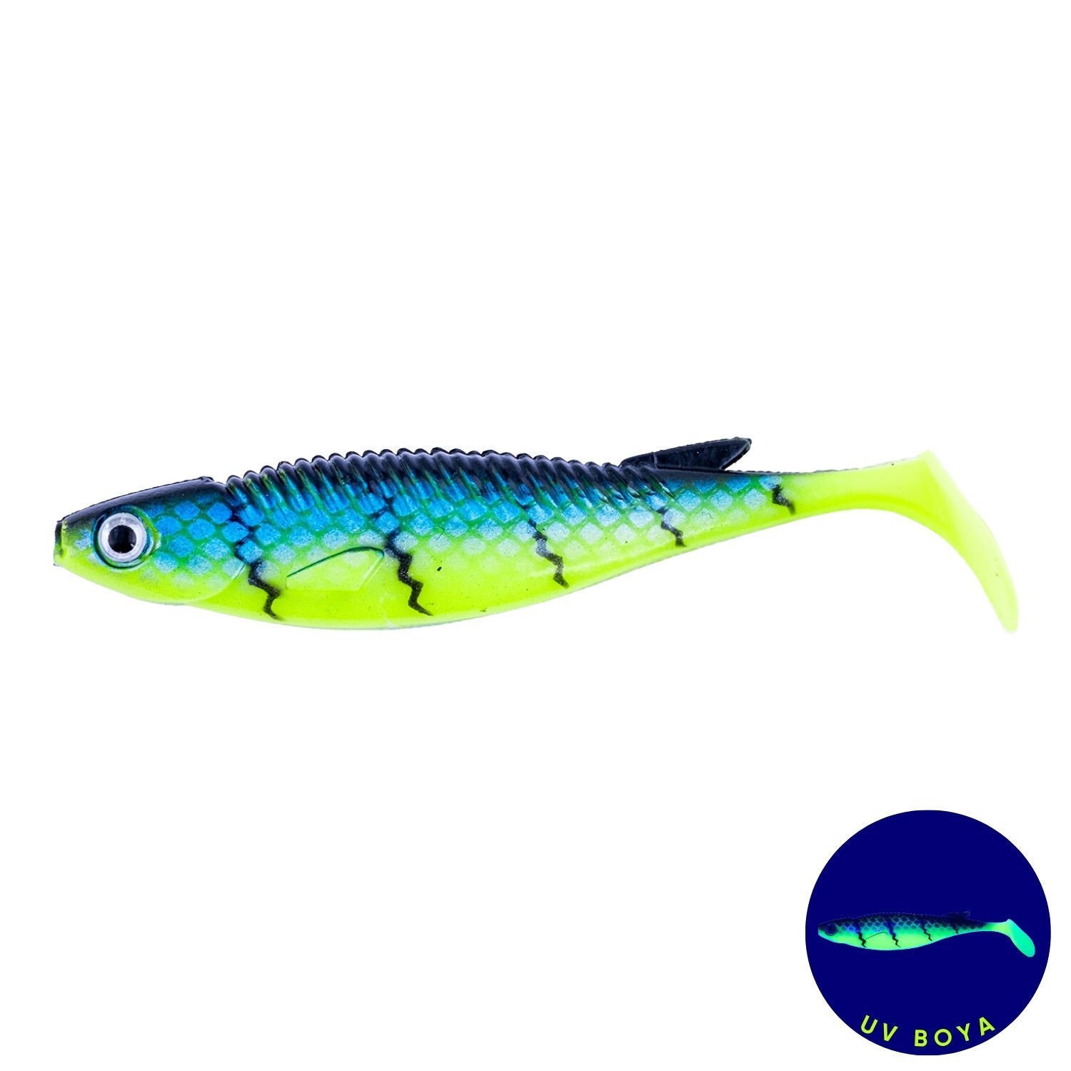 Fishack PredatorX  UV Boyalı Wave Silikon Balık  10g 100mm