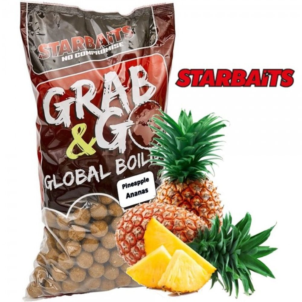 Starbaits Grab&G Global Boilies 20mm 1kg Boilies Ananas-Pineapple