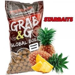 Starbaits Grab&G Global Boilies 20mm 1kg Boilies Ananas-Pineapple
