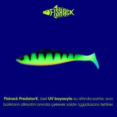Fishack PredatorX UV Boyalı Lava Silikon Balık 4,5g 85mm
