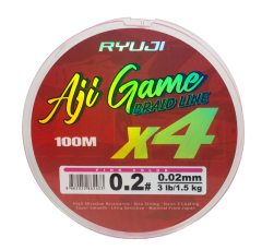 RYUJI AJI GAME 4X, 100 m Pink İp MİSİNA