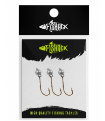 Fishack Mafsallı Jighead Hareketli Kurşunlu İğne 5 Gram 3 lü