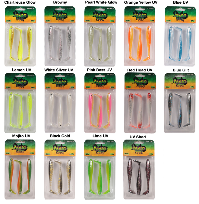 RYUJI  Panic Shad 9 cm, 5.5 gr (3 adet)