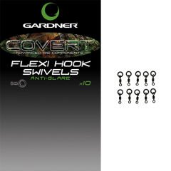 Gardner Covert Flexi Hook Swivels Rig Halkalı Fırdöndü
