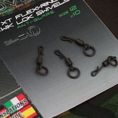 Gardner Covert XT Flexi-Ring Kwik Lok Swivels Halkalı Sök Tak Fırdöndü