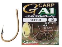 Gamakatsu A1 G-CARP Super CC Camouflage Hook #4 Kamuflaj Sazan İğnesi