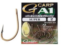 Gamakatsu A1 G-CARP Super CC Camouflage Hook #4 Kamuflaj Sazan İğnesi