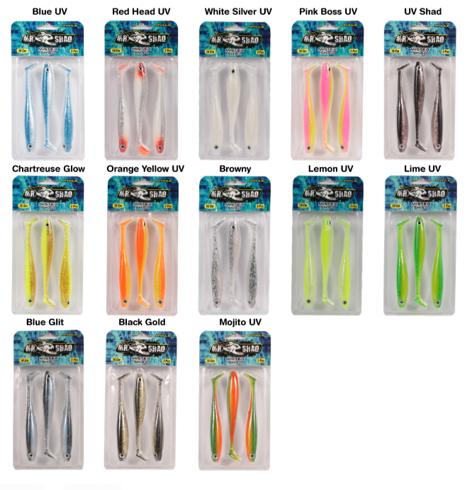 RYUJİ Mister Shad 10 cm 7 gr ( 3adet)