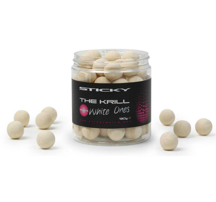 Sticky Baits The Krill White Ones 130g 15mm Wafters