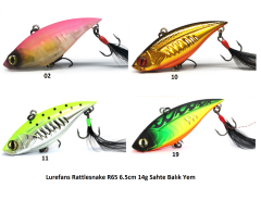 Lurefans Rattlesnake R65 6.5cm 14g Sahte Balık Vibrasyon Yem