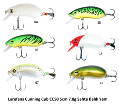Lurefans Cunning Cub CC50 5cm 7.8g Sahte Balık Yem