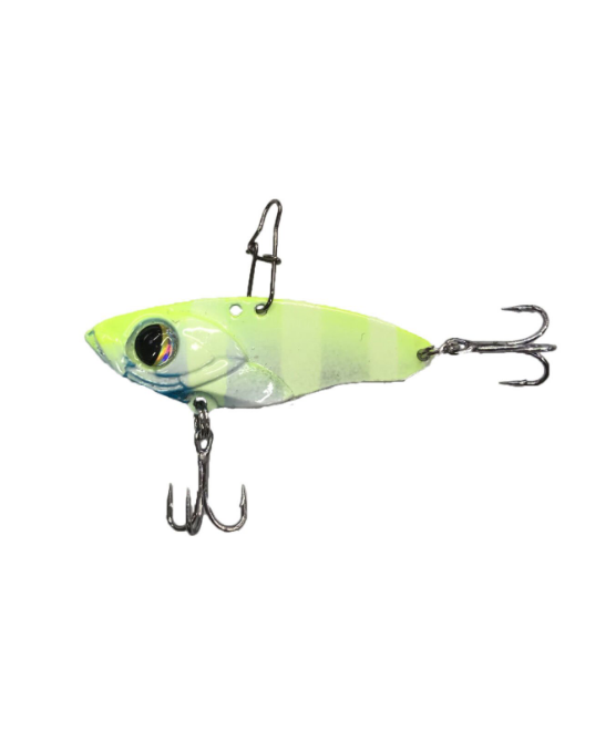 Powerex 3D Vib Blade 4.6 cm 11.5gr Soft Lemon Zebra Suni Yem C9