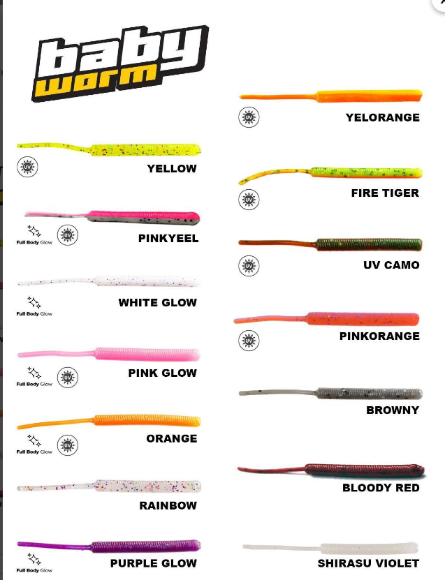 Fujin Baby Worm 5,2cm Floating LRF Silikonu