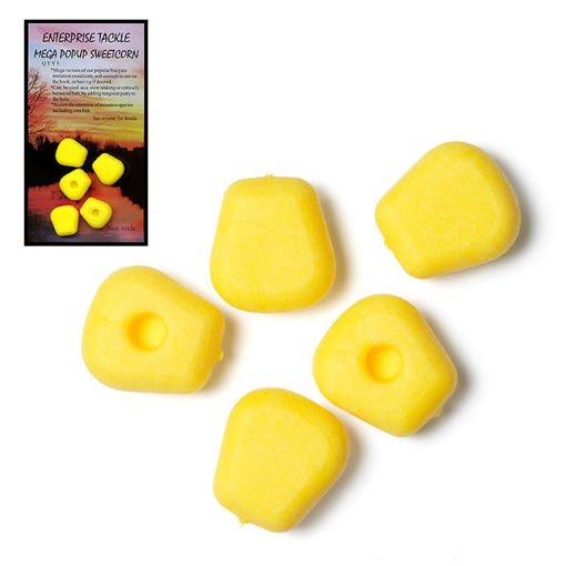 Enterprise Tackle Mega Popup İmitation Sweetcorn Sarı Silikon Yem