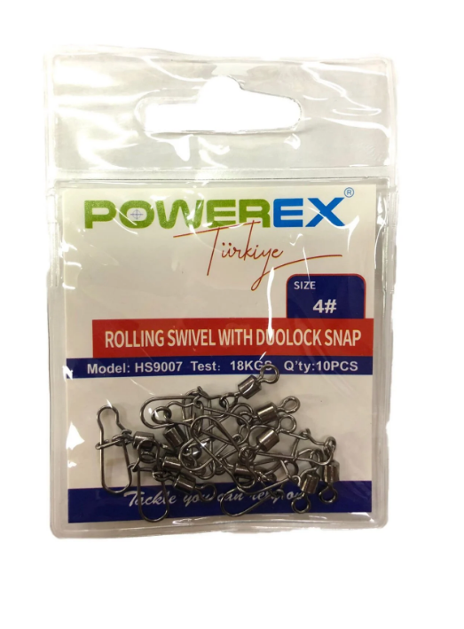 Powerex HS9007 2 No. Kilitli Klipsli Fırdöndü (10 adet)