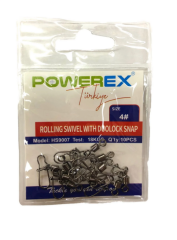 Powerex HS9007 2 No. Kilitli Klipsli Fırdöndü (10 adet)