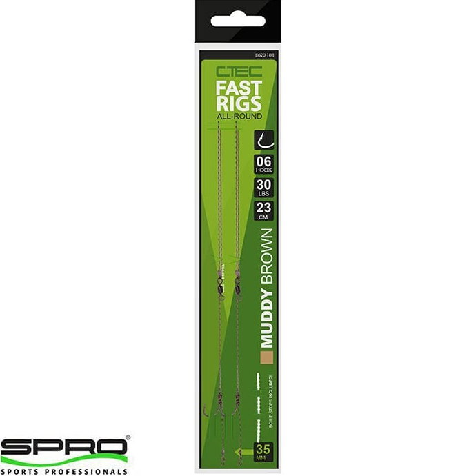 Spro Fast Rigs Muddy Hazır İğne Takımı #02 1/2
