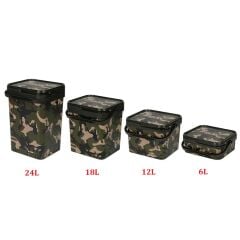 Fox Camo Bucket 6L Kamuflaj Sazancı Kovası