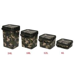 Fox Camo Bucket 12L Kamuflaj Sazancı Kovası