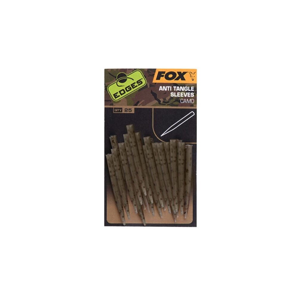 Fox Camo Anti Tangle Sleeves x25 Kamuflaj Rig Dolaşmayı Önleyici