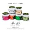Yüzen Silikon Kurt - Glow Alabalık Yemi - 37mm - Sarımsak Kokulu - Yeşil - Trout Bait