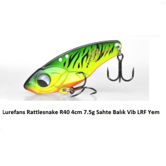 Lurefans Rattlesnake R40 4cm 7.5g Sahte Balık Vib LRF Yem