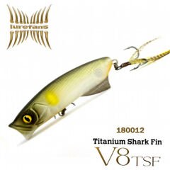 Lurefans V8 TSF 80mm 12g Popper Su Üstü Sahte Balık Yem