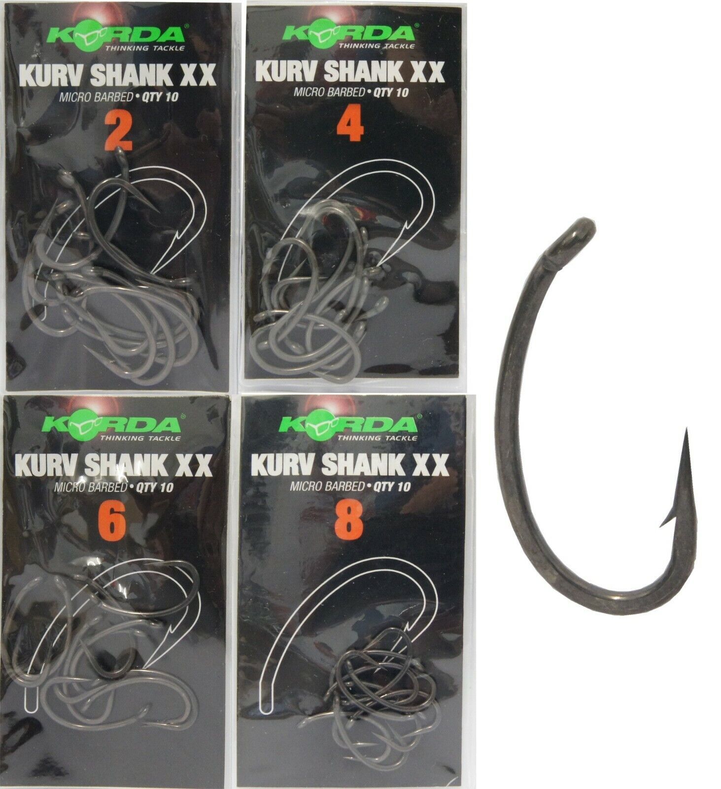 Korda Kurv Shank XX Micro Barbed Sazan İğnesi