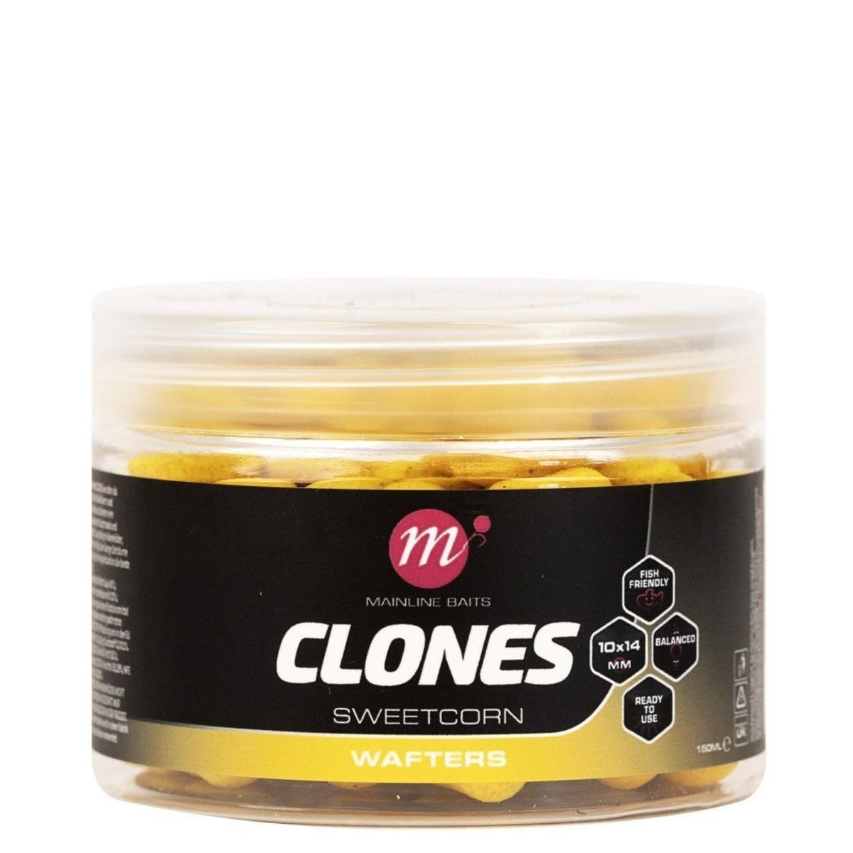 Mainline Clones Dumbell Wafters Sweetcorn 10x14mm Sarı Süt Mısır Balanslı İğne Yemi