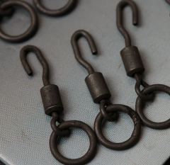 Gardner Covert QC Hook Flexi Ring Swivel Ronnie Rigs Fırdöndü
