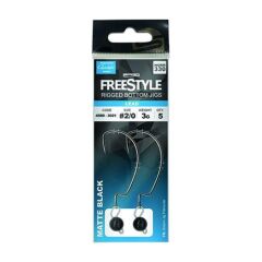 Gamakatsu Worm Freestyle Rigged Bottom Jigs No2 7g Beyaz