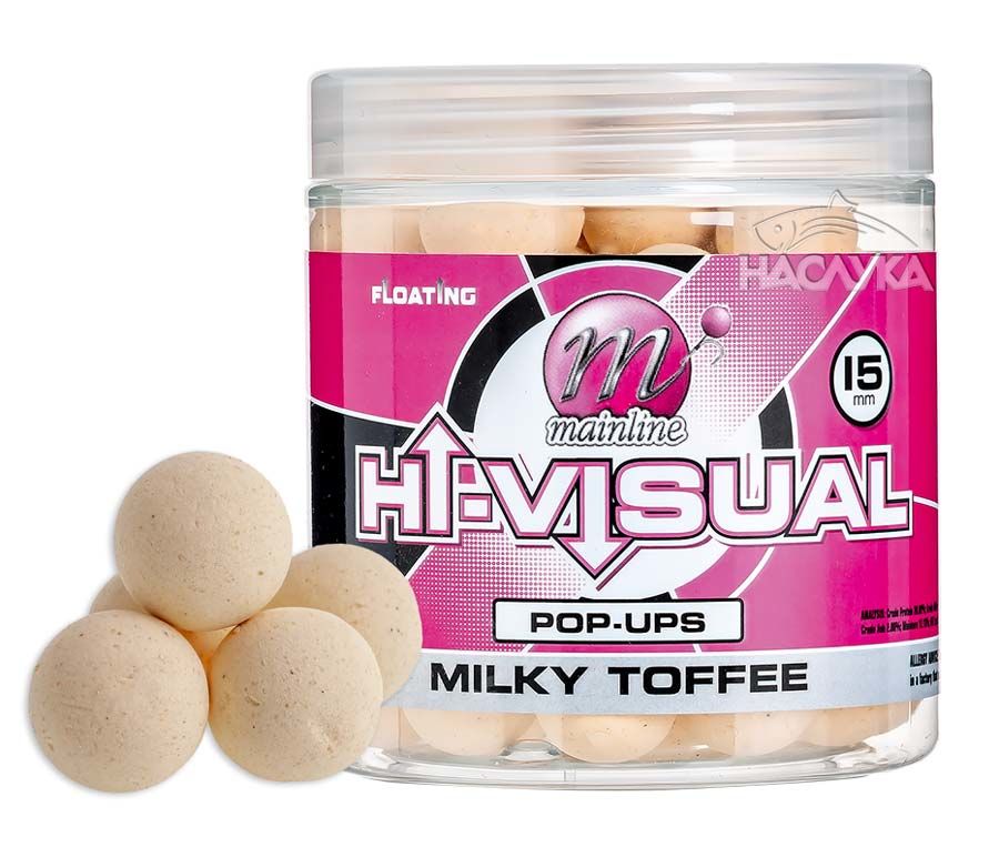 Mainline Hi-Visual White Milky Toffee 15mm Beyaz Sütlü Şekerleme Pop Ups
