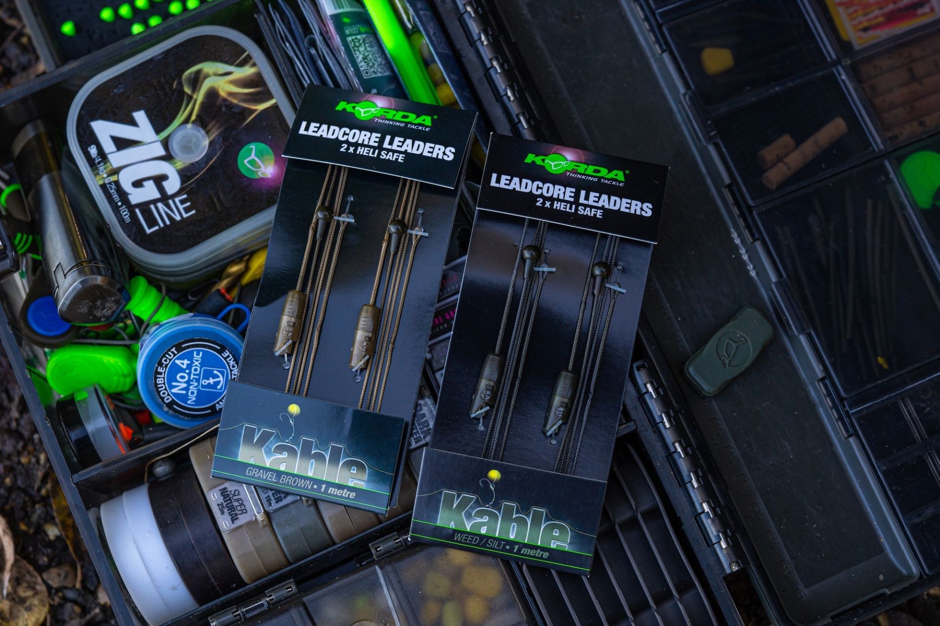 Korda Leadcore Leaders Heli Safe 2 adet Hazır Helikopter Takımı