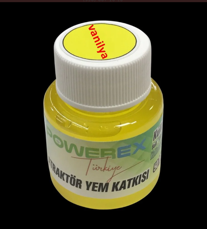 Powerex Vanilya Kokulu 50ml. Atraktör Yem Katkısı Balık Kokusu