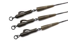 Korda Kable Leadcore Leader Hybrid Lead Clip Ring Swivel 1m Hazır Sazan Lider Takımı