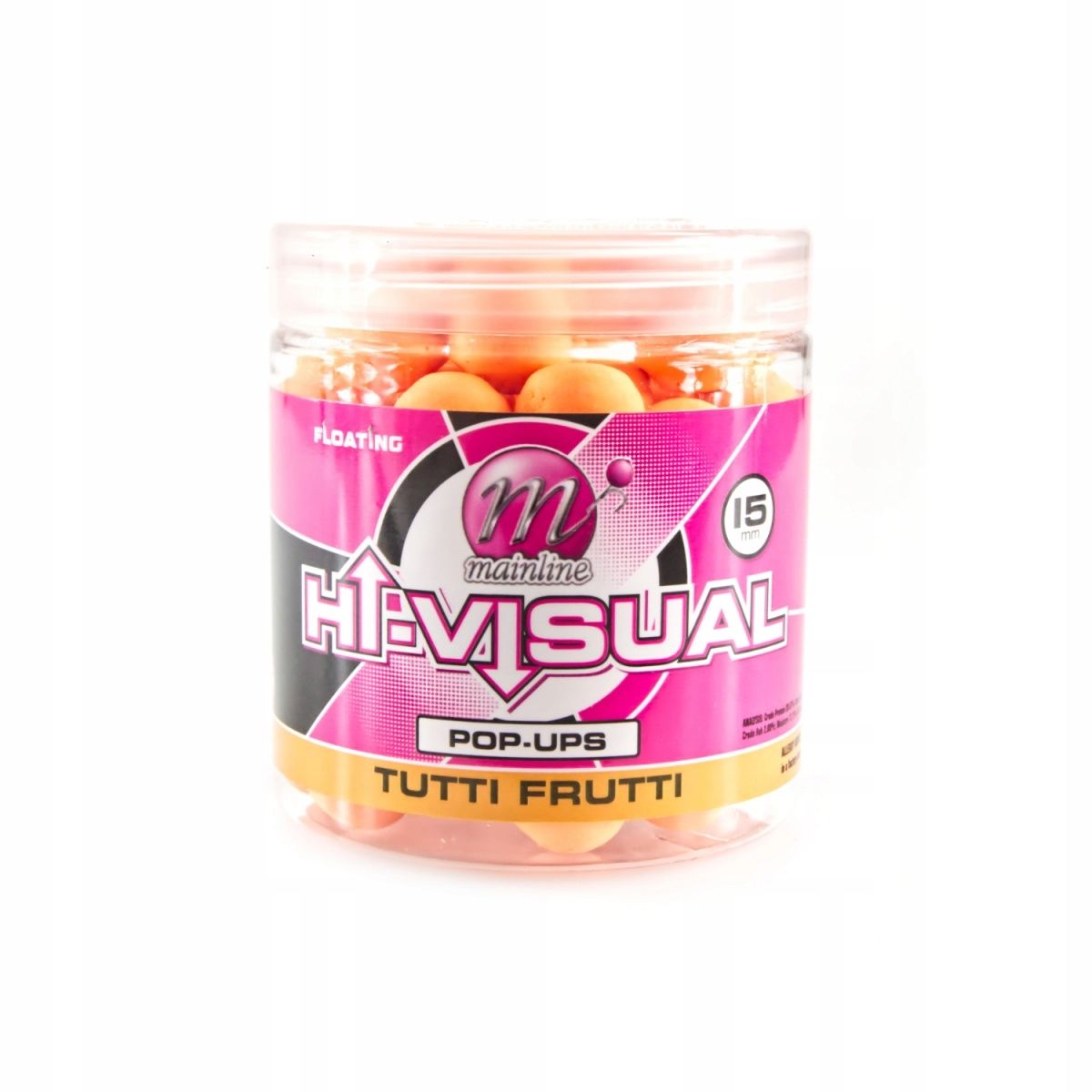 Mainline Hi-Visual Orange Tutti Frutti 15mm Turuncu Karışık Meyve Pop Ups
