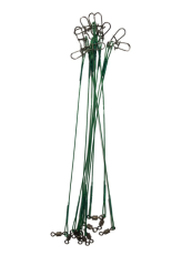 Powerex 15cm. 10'lu Paket Klipsli Bilyeli Fırdöndülü Turna Çinekop Çelik Teli